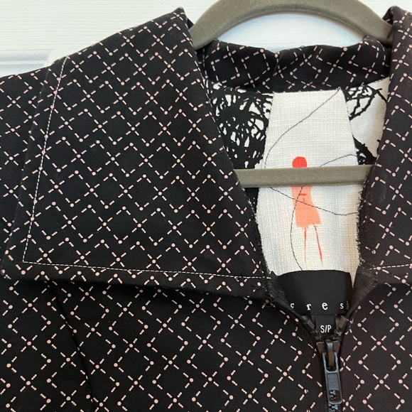 Black Patterned Jacket - Picture 2 of 5